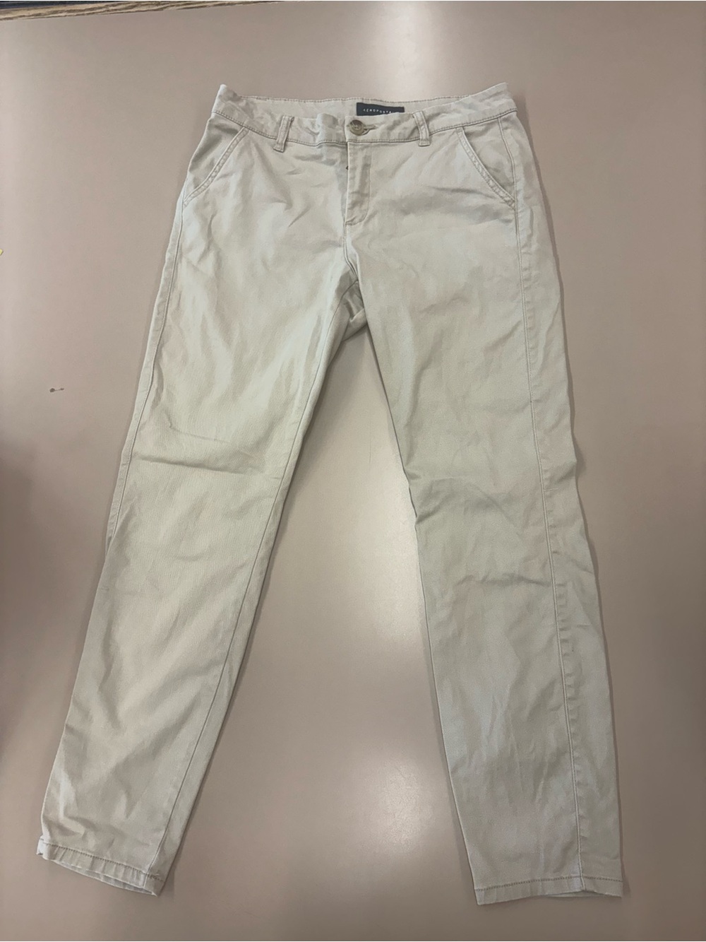Tan Khanki Pants By Aeropostale Ladies Size 8 Short